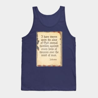 Thomas Jefferson Patriot Quote Tank Top